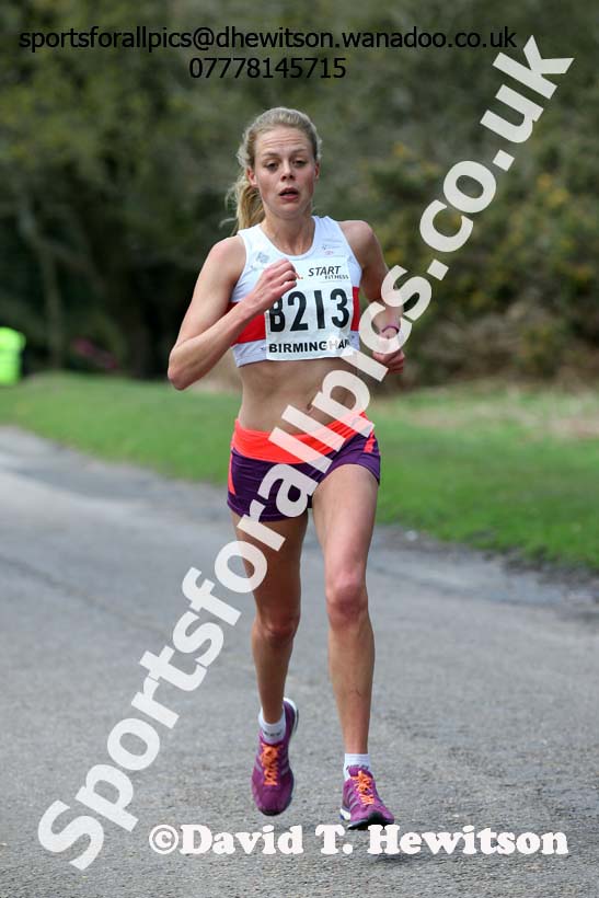 Senior womens English National 6 Stage Road Relay, 2016 English National 12 and 6 Stage Road Relays, Sutton Coldfield, Birmingham. Photo: David T. Hewitson/Sports for All Pics